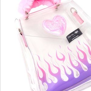 Dolls Kill x Bratz ALL THE RAGE CLEAR CROSSBODY